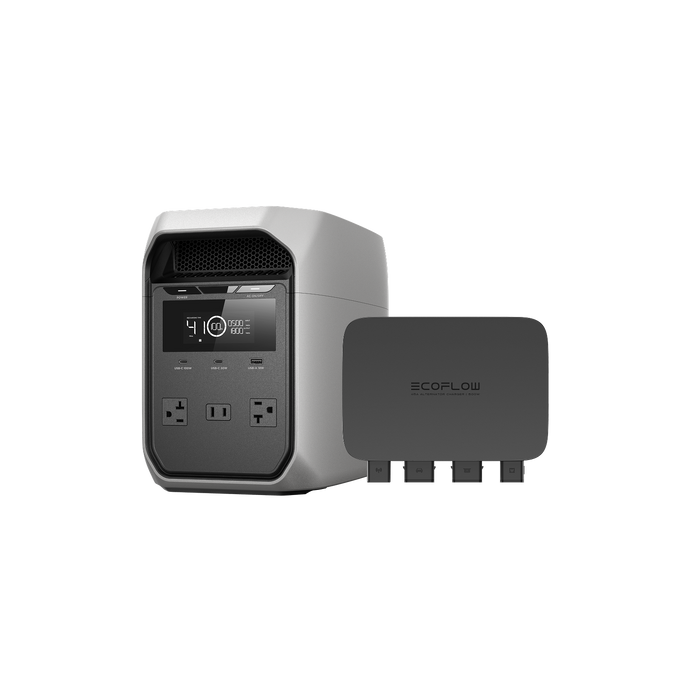 EcoFlow DELTA 3 Classic (1024Wh) + 500W Alternator Charger - Flash Sale