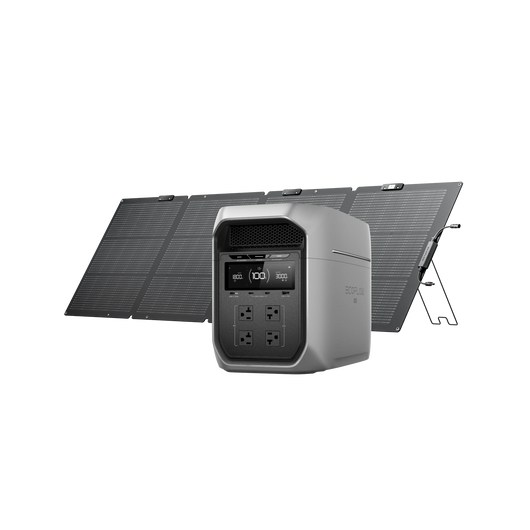 EcoFlow DELTA 3 Max Plus Solar Generator (PV220W) - Flash Sale
