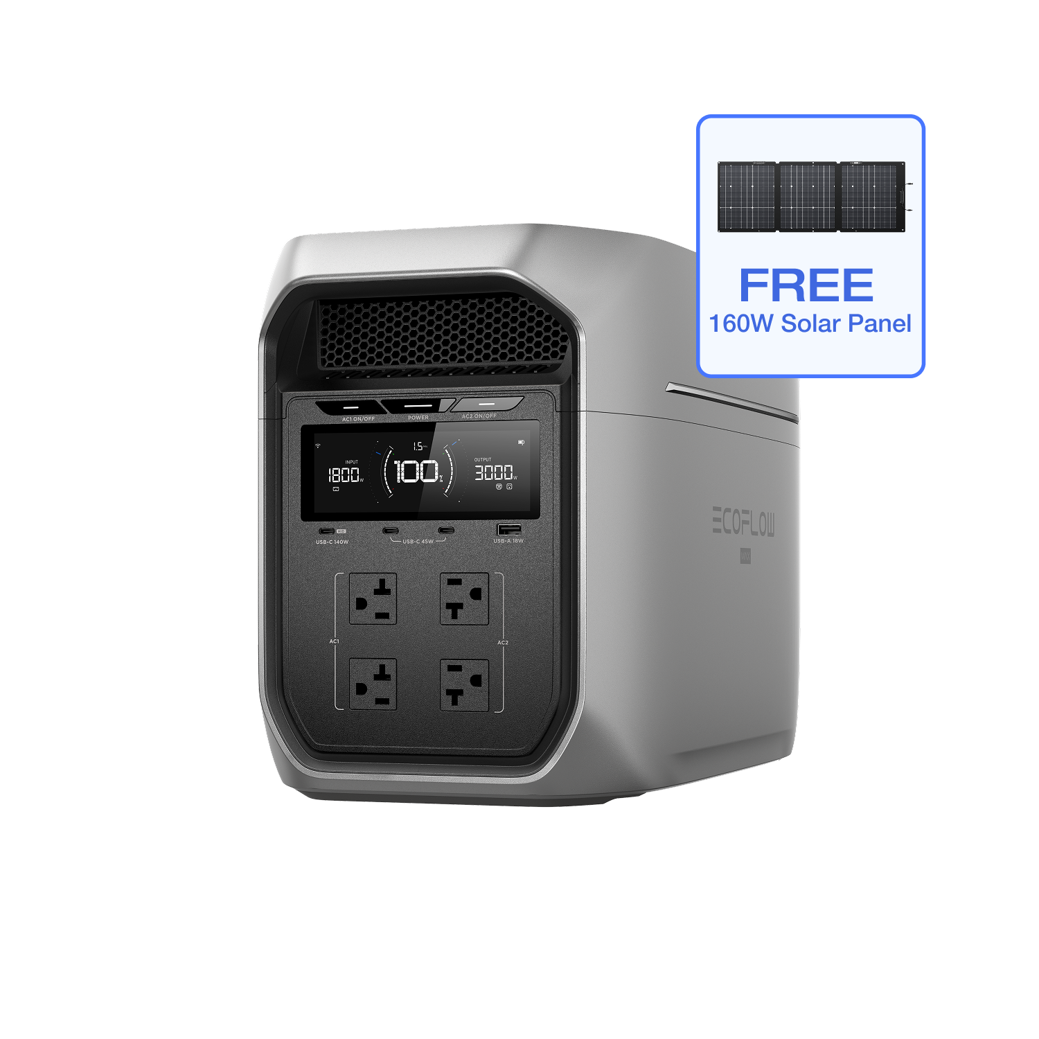 Load image into Gallery viewer, EcoFlow DELTA 3 Max Series Portable Power Station (2048Wh)
