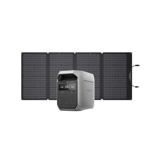 EcoFlow DELTA 3 Plus Solar Generator (PV160W)