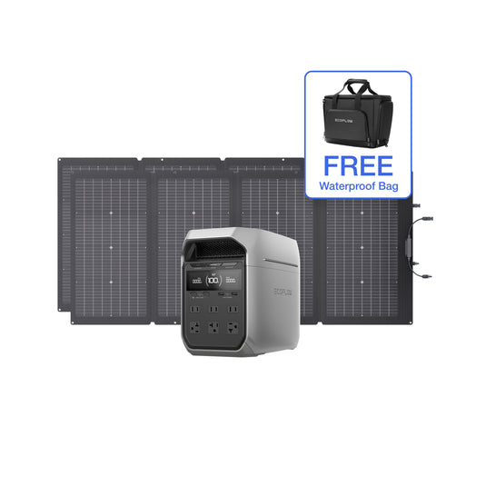 EcoFlow DELTA 3 Series Solar Generator (PV220W)