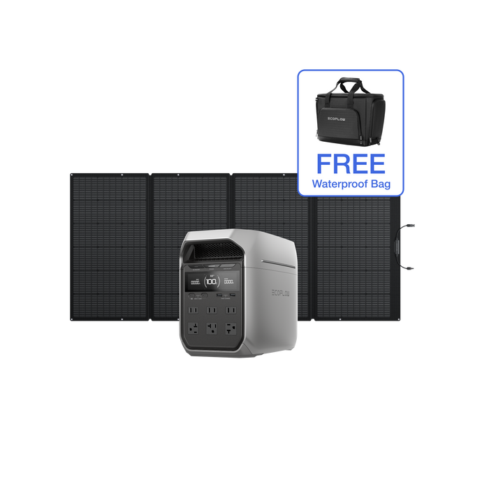 EcoFlow DELTA 3 Series Solar Generator (PV400W)