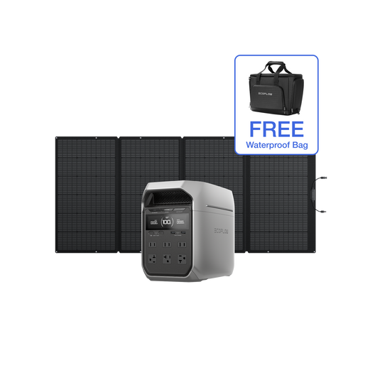 EcoFlow DELTA 3 Series Solar Generator (PV400W)