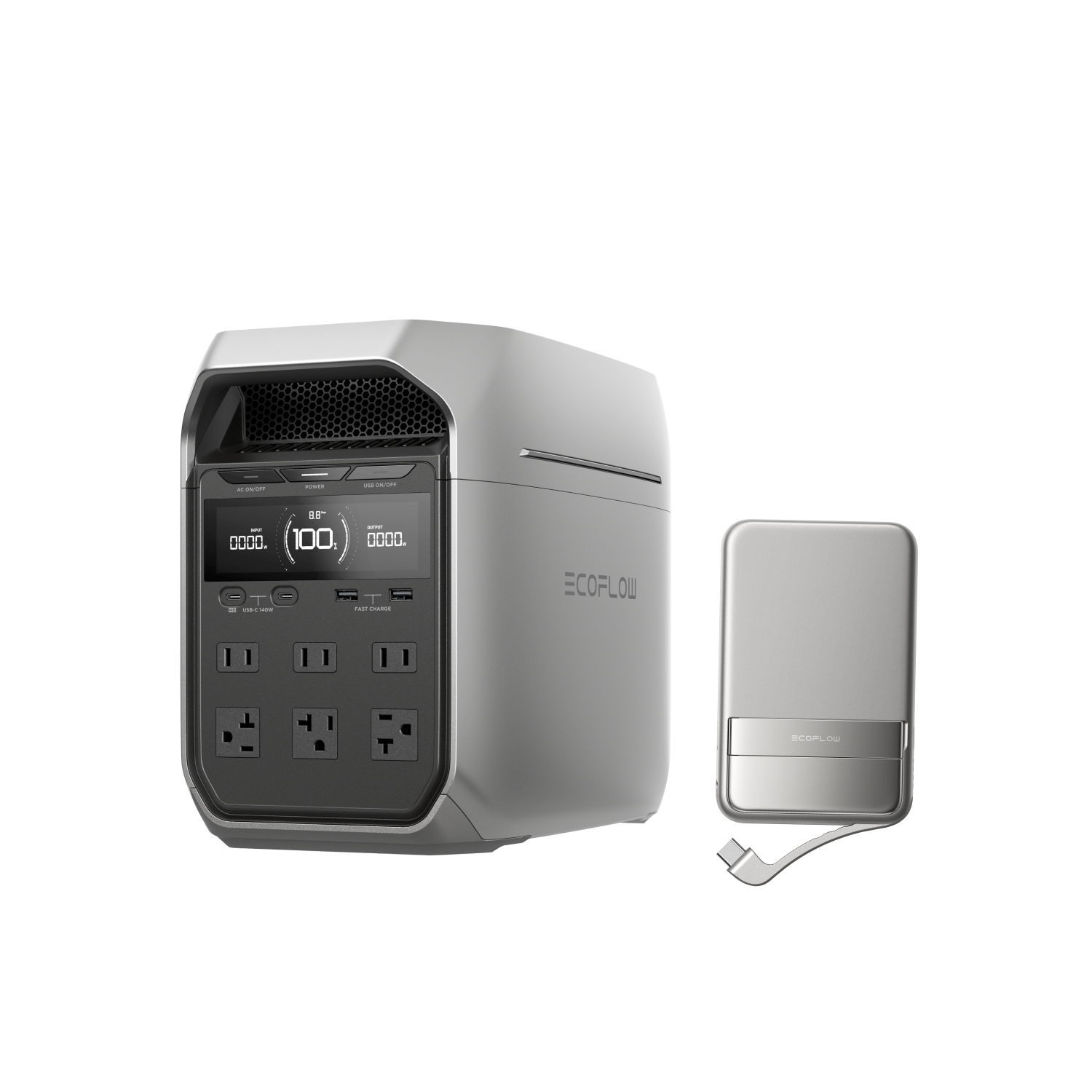 Load image into Gallery viewer, EcoFlow DELTA 3 Plus Portable Power Station (Refurbished)
