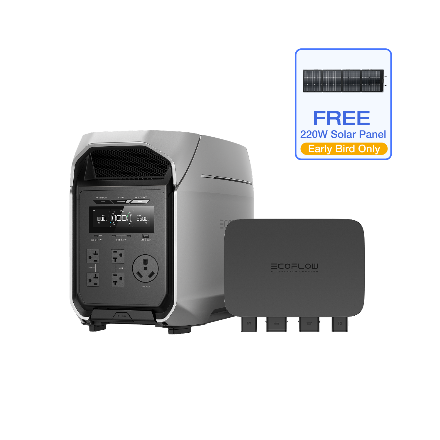 新品未開封　EcoFlow DELTA 3 1500 1536Wh EcoFlow DELTA 3 1500 | Centrale électrique | 1,5 kWh (1 536