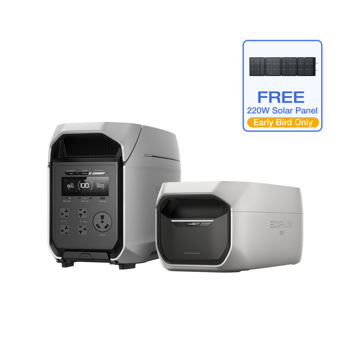 Load image into Gallery viewer, EcoFlow DELTA 3 Ultra Series Portable Power Station (3072Wh)
