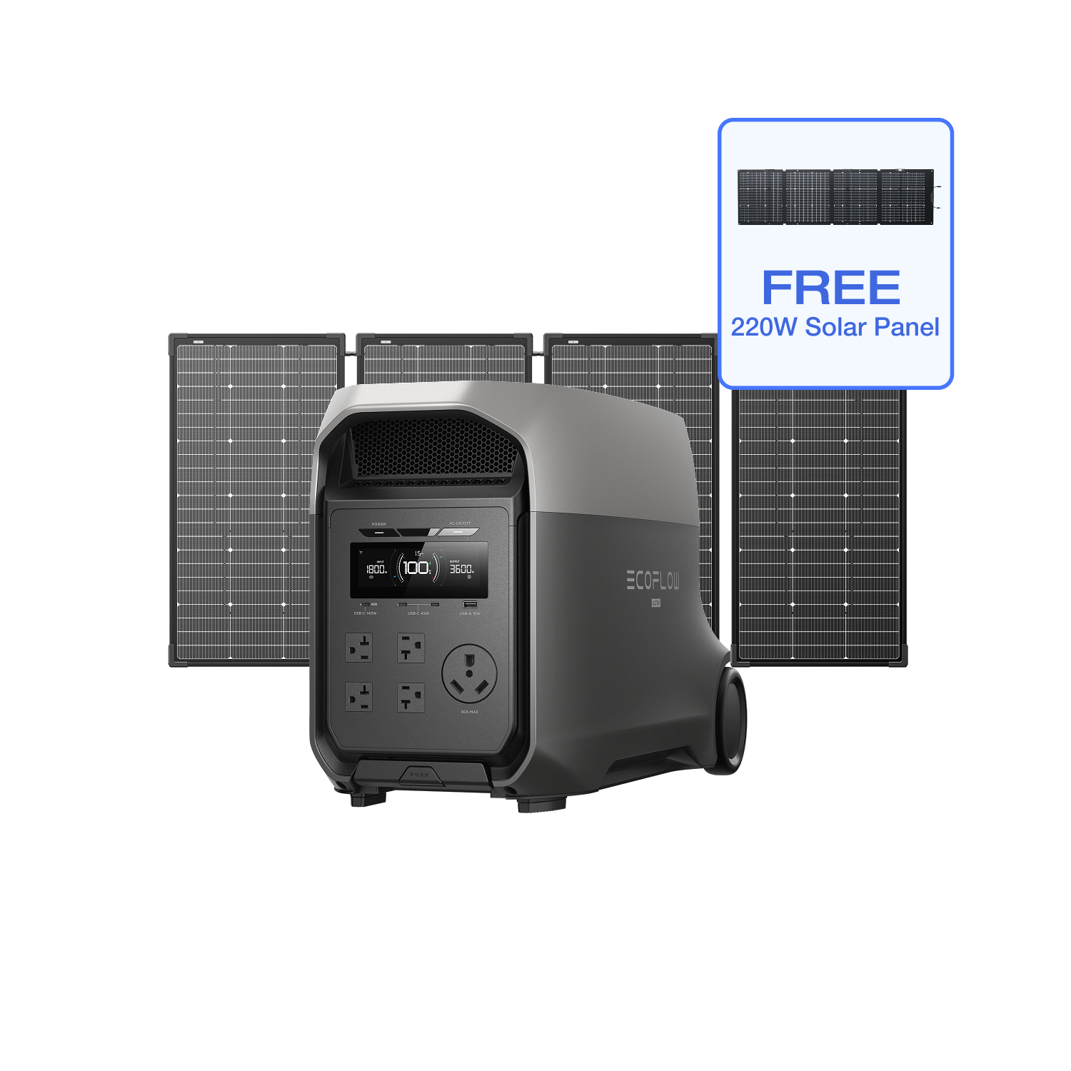 Load image into Gallery viewer, EcoFlow DELTA 3 Ultra Series Portable Power Station (3072Wh)
