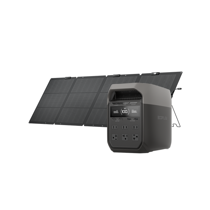 EcoFlow DELTA 3 1500 Portable Power Station + NextGen 220W Solar Panel