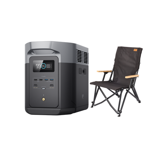 EcoFlow DELTA 2 Extra Battery + Camping Chair -Flash Sale