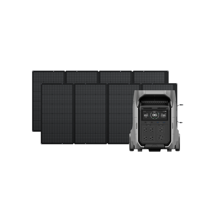 EcoFlow DELTA Pro 3 Solar Generator (PV400W)
