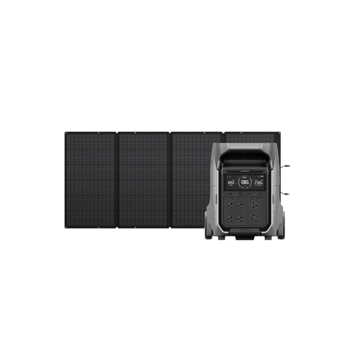 EcoFlow DELTA Pro 3 Solar Generator (PV400W)