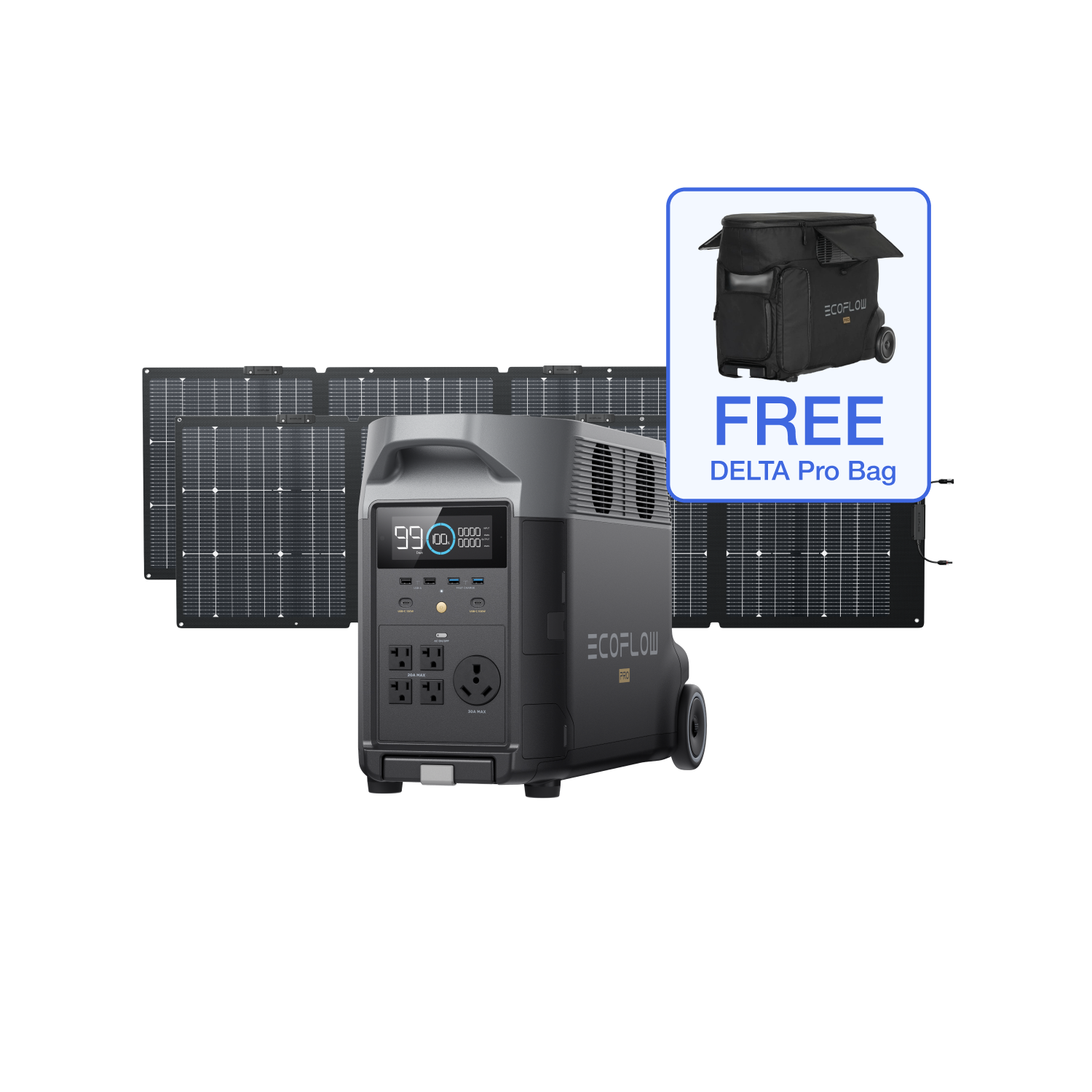 Load image into Gallery viewer, EcoFlow DELTA Pro Portable Power Station
