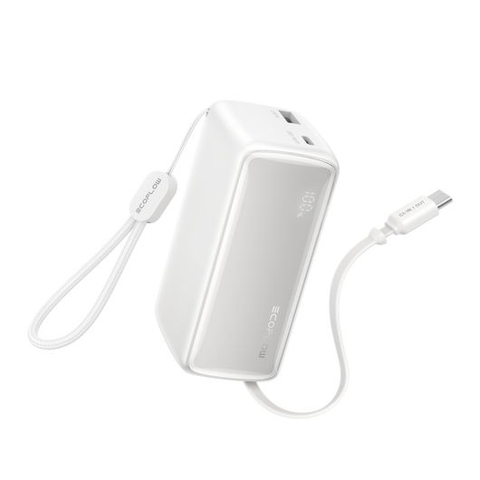 EcoFlow RAPID Power Bank (10K, 45W, Retractable Cable)
