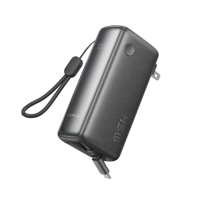EcoFlow RAPID 3-in-1 Power Bank (10K, 45W, Retractable Cable & AC Plug)