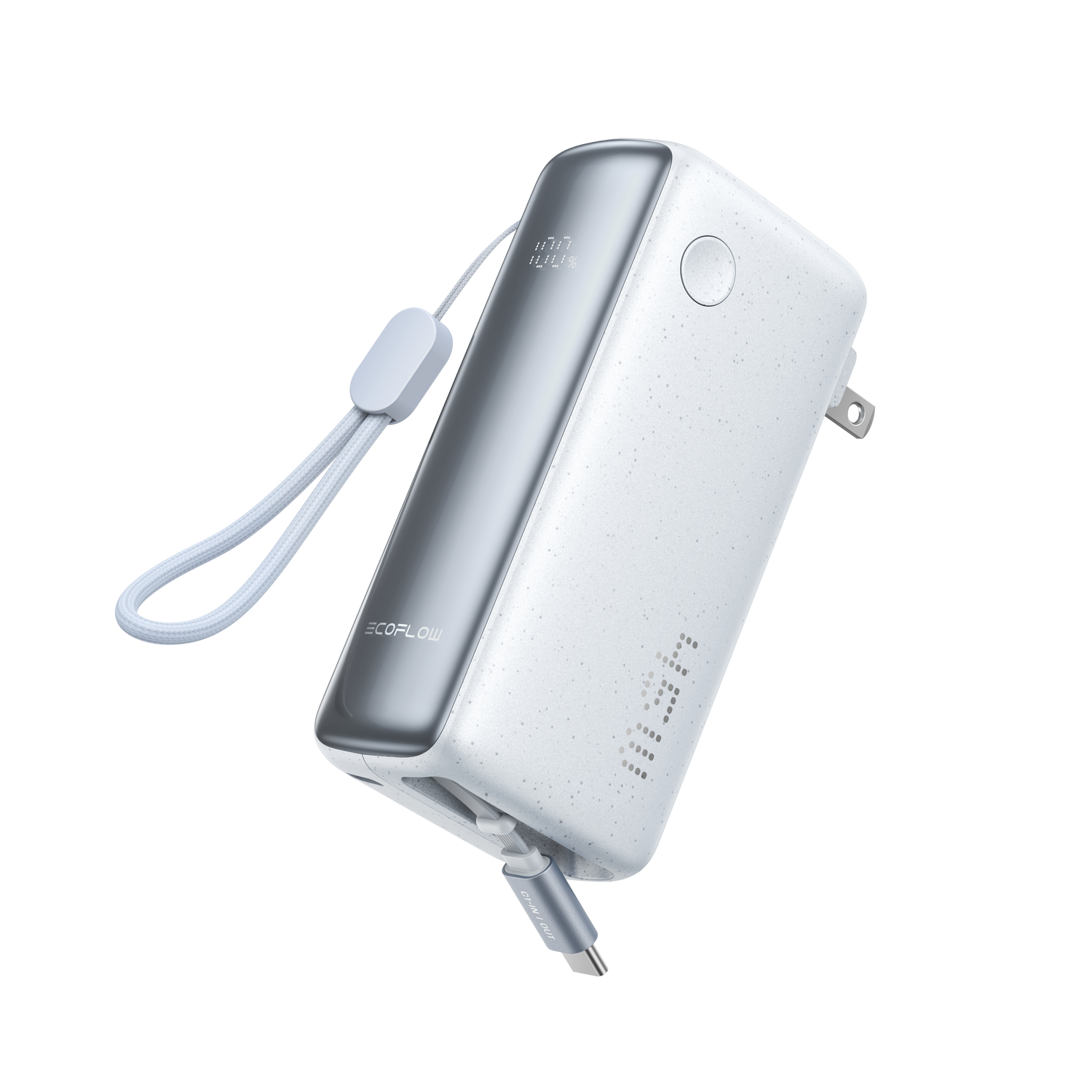 Load image into Gallery viewer, EcoFlow RAPID 3-in-1 Power Bank (10K, 45W, Retractable Cable &amp; AC Plug)
