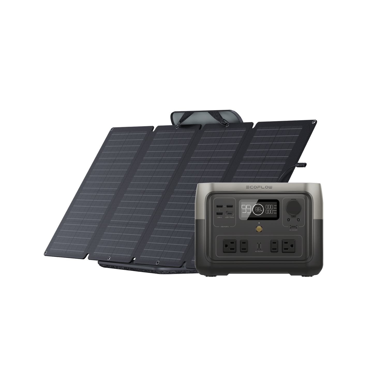 EcoFlow RIVER 2 Max Solar Generator (PV160W) - EcoFlow CA