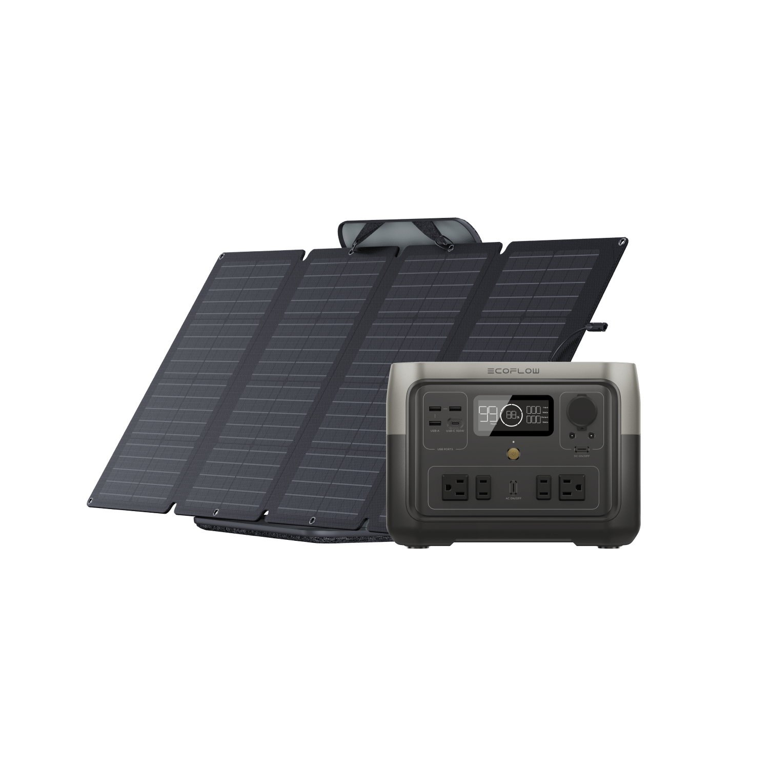 EcoFlow RIVER 2 Max Solar Generator (PV160W)
