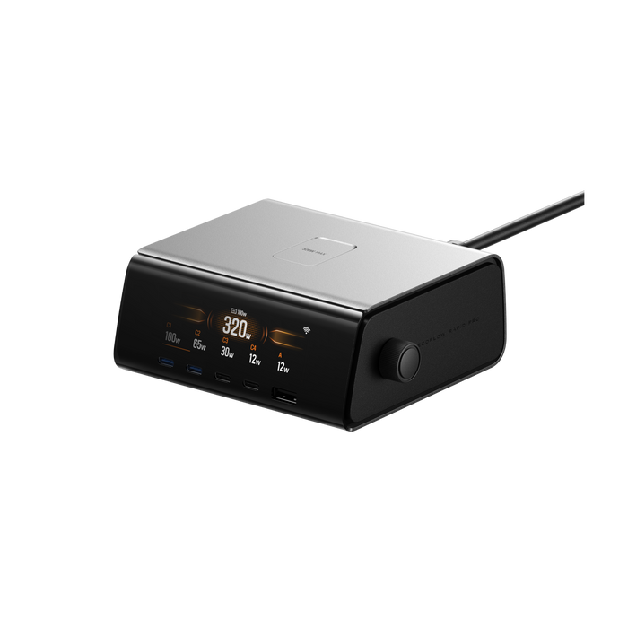 EcoFlow RAPID Pro Desktop Charger (320W, 5 Ports, GaN)