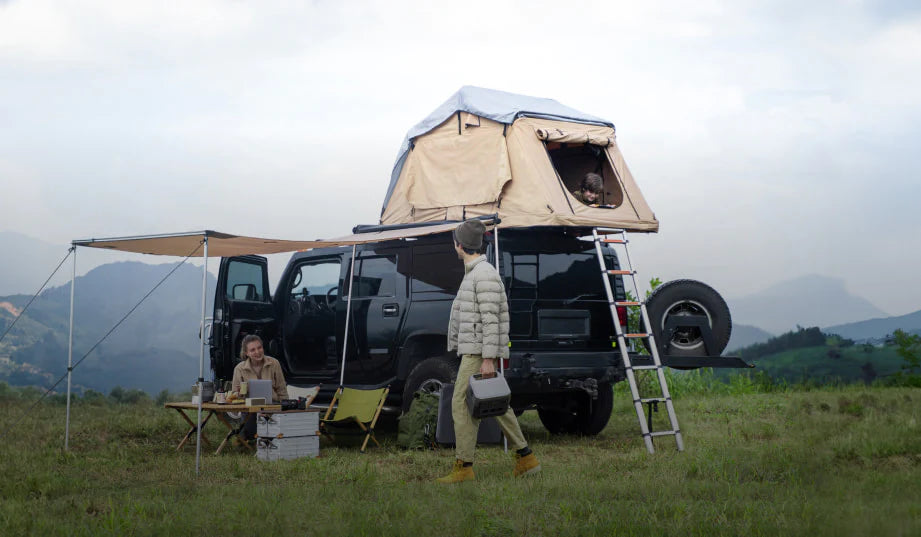 ECOFLOW アウトドアフォールディングワゴン EcoFlow ポータブル電源用キャリーカート ECOFLOW アウトドア