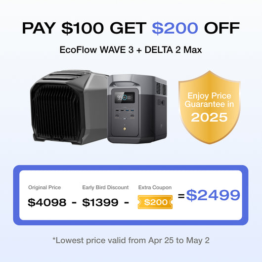 Coupon supplémentaire EcoFlow WAVE 3 de 200 $
