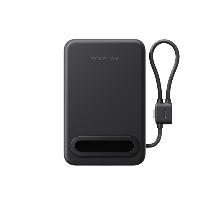 EcoFlow RAPID Mag Qi2.2 Magnetic Power Bank (10,000mAh, 25W, Built-in USB-C Cable)