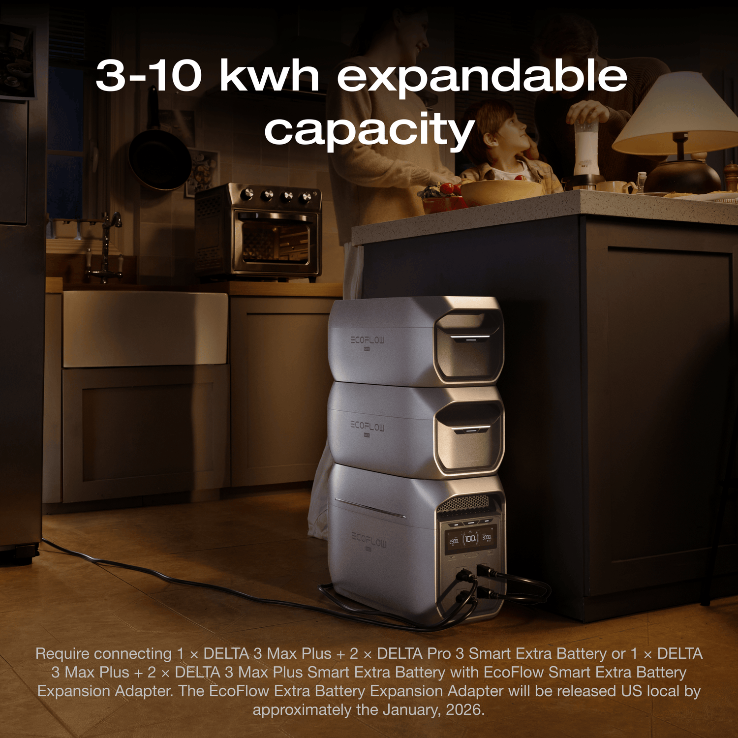 Load image into Gallery viewer, EcoFlow DELTA 3 Max Series Portable Power Station (2048Wh)
