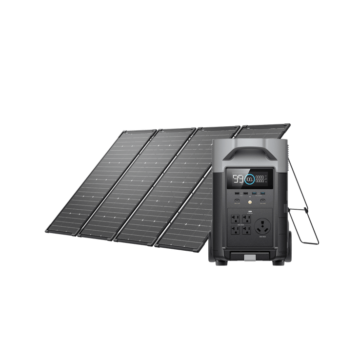 EcoFlow DELTA Pro Portable Power Station + 500W Solar Kit - Members' Only