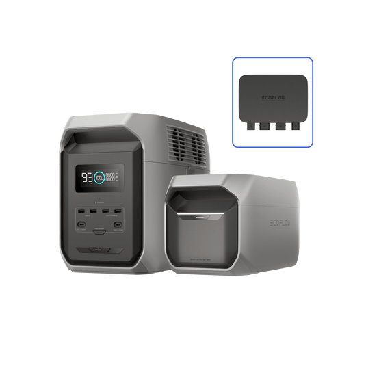 EcoFlow DELTA 3 1500 + Extra Battery + 800W Alternator Charger
