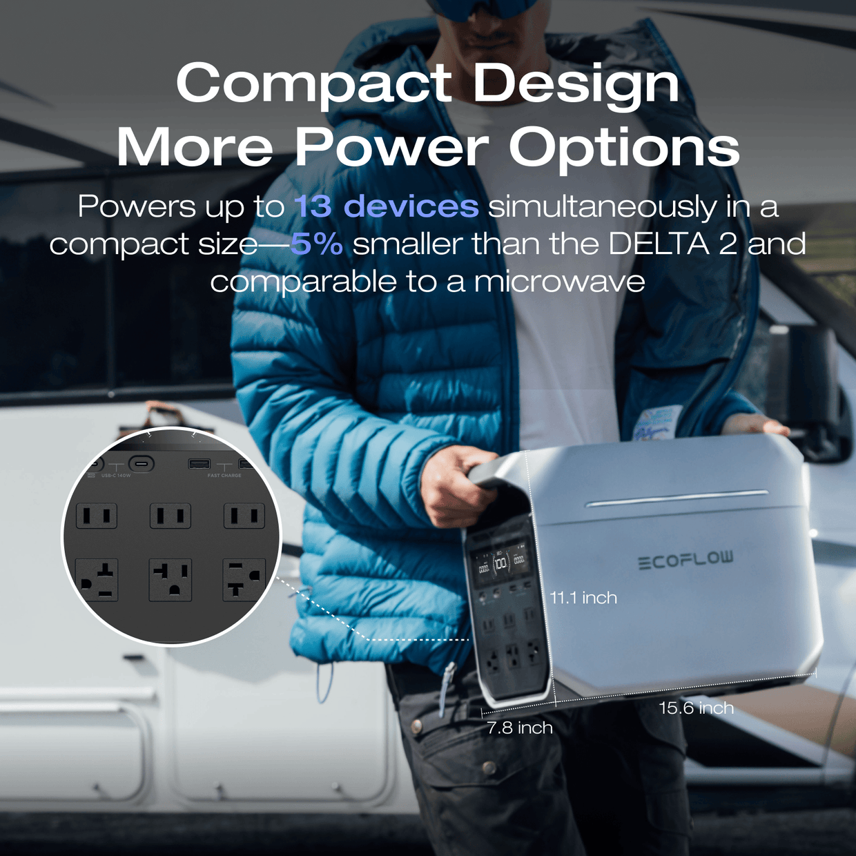 Centrale électrique portable EcoFlow DELTA 3 Plus