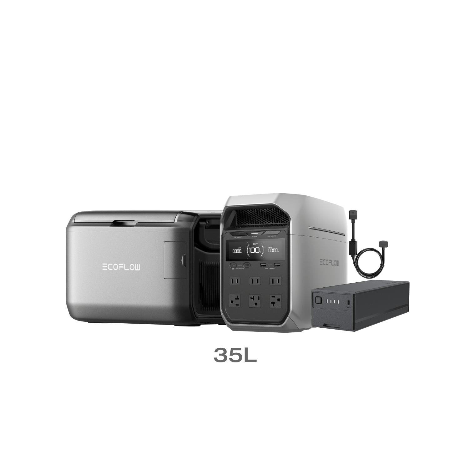 Réfrigérateur-congélateur portable EcoFlow GLACIER Classic