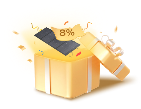 8% OFF Solar Panels