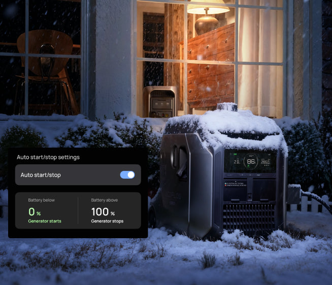 Recharge à partir d'un générateur
