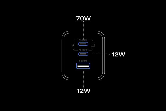 3 Devices Charging at Once