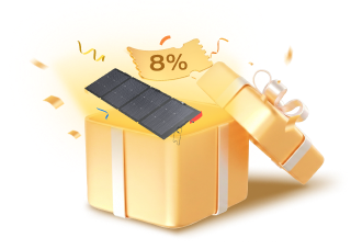 8% OFF Solar Panels