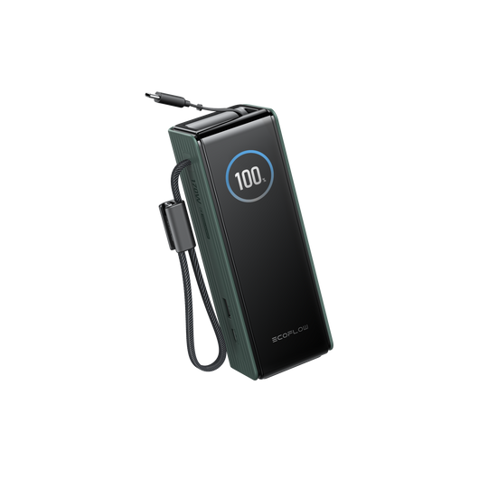 EcoFlow RAPID Power Bank (25,000mAh, 170W, 100W Built-In and Retractable Cables)