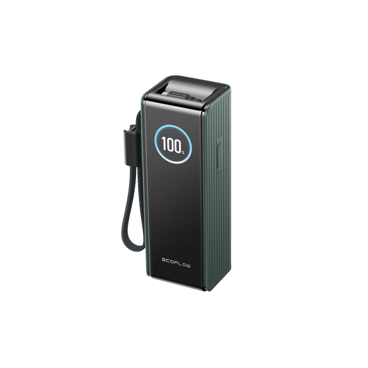 EcoFlow RAPID Power Bank (25K, 170W, 100W Built-In and Retractable Cables) + 140W Charger