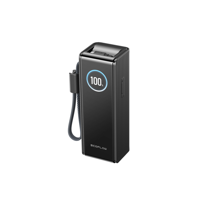 EcoFlow RAPID Power Bank (25,000mAh, 170W, 100W Built-In and Retractable Cables)