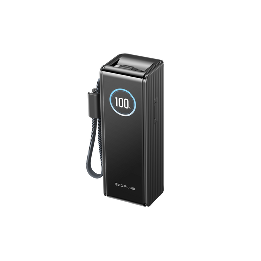 EcoFlow RAPID Power Bank (25,000mAh, 170W, 100W Built-In and Retractable Cables)