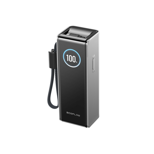 EcoFlow RAPID Power Bank (25,000mAh, 170W, 100W Built-In and Retractable Cables)
