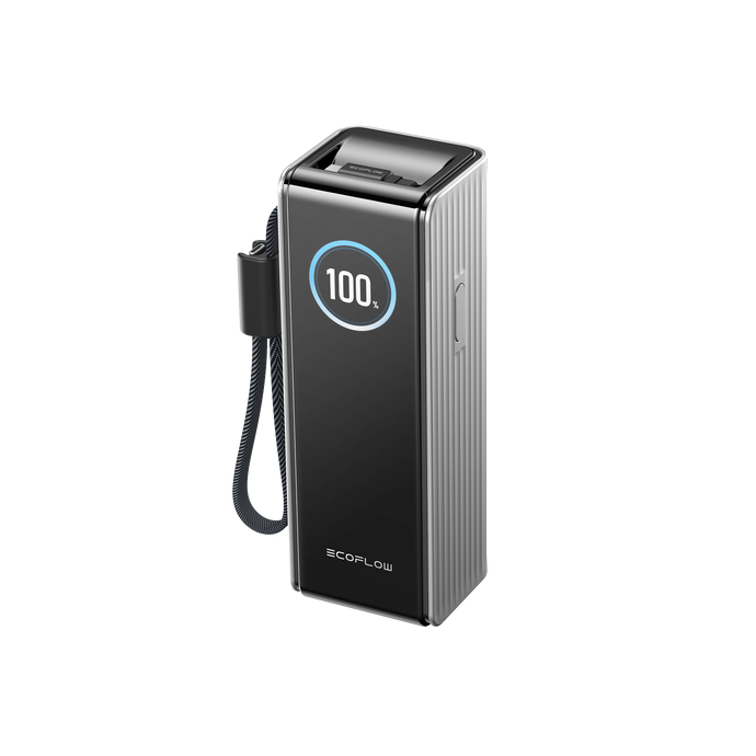 EcoFlow RAPID Power Bank (25,000mAh, 170W, 100W Built-In and Retractable Cables)