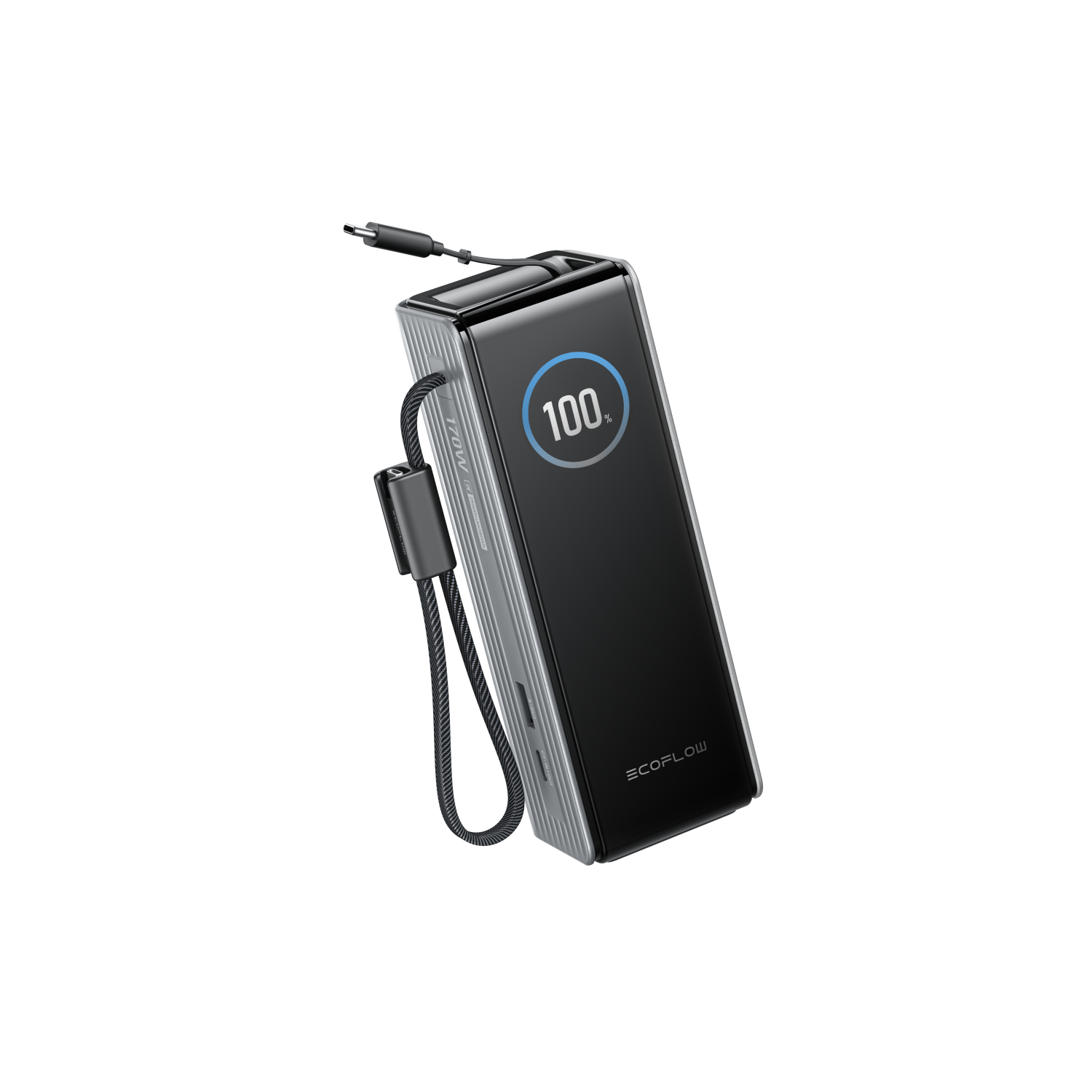 Load image into Gallery viewer, EcoFlow RAPID Power Bank (25,000mAh, 170W, 100W Built-In and Retractable Cables)
