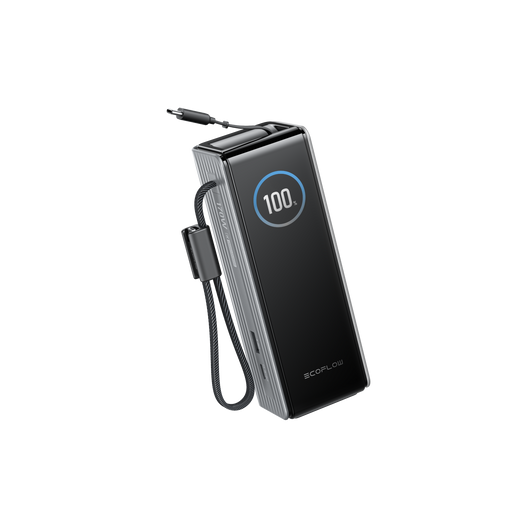 EcoFlow RAPID Power Bank (25,000mAh, 170W, 100W Built-In and Retractable Cables)