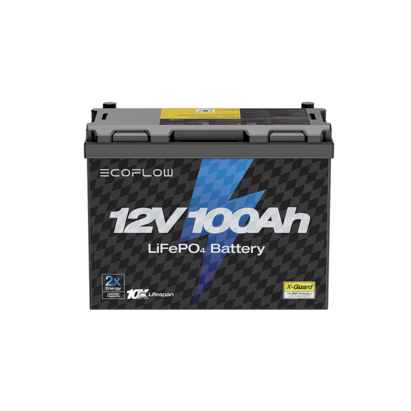 Load image into Gallery viewer, EcoFlow Lithium 12V 100Ah Deep Cycle LiFePO4 Battery
