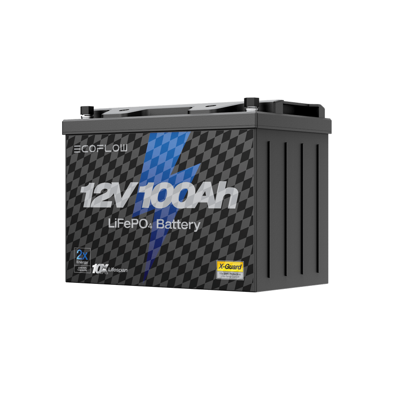 Load image into Gallery viewer, EcoFlow Lithium 12V 100Ah Deep Cycle LiFePO4 Battery
