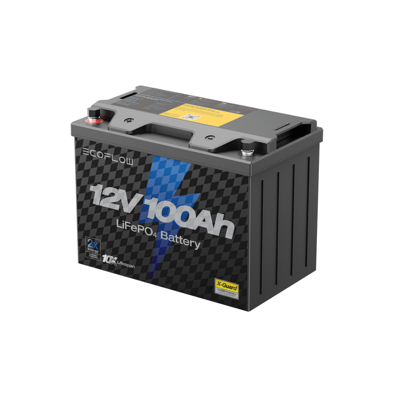 Load image into Gallery viewer, EcoFlow Lithium 12V 100Ah Deep Cycle LiFePO4 Battery
