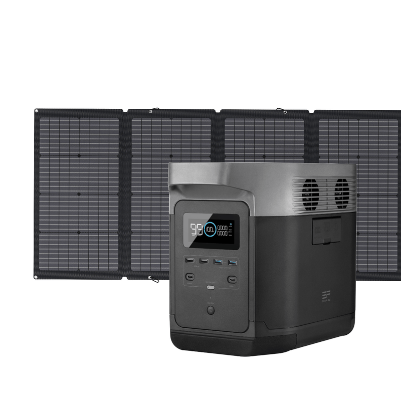 Load image into Gallery viewer, Ecoflow Tech Portable Power DELTA (1000) / 1 EcoFlow DELTA + 220W Solar Panel
