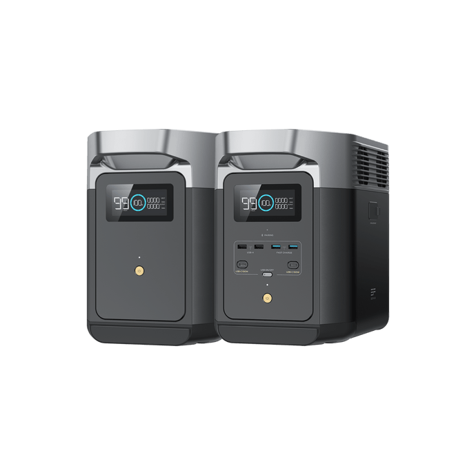 EcoFlow DELTA 2 +  DELTA 2 Smart Extra Battery