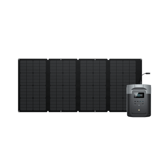 EcoFlow US EcoFlow DELTA 2 Max + 160W Portable Solar Panel