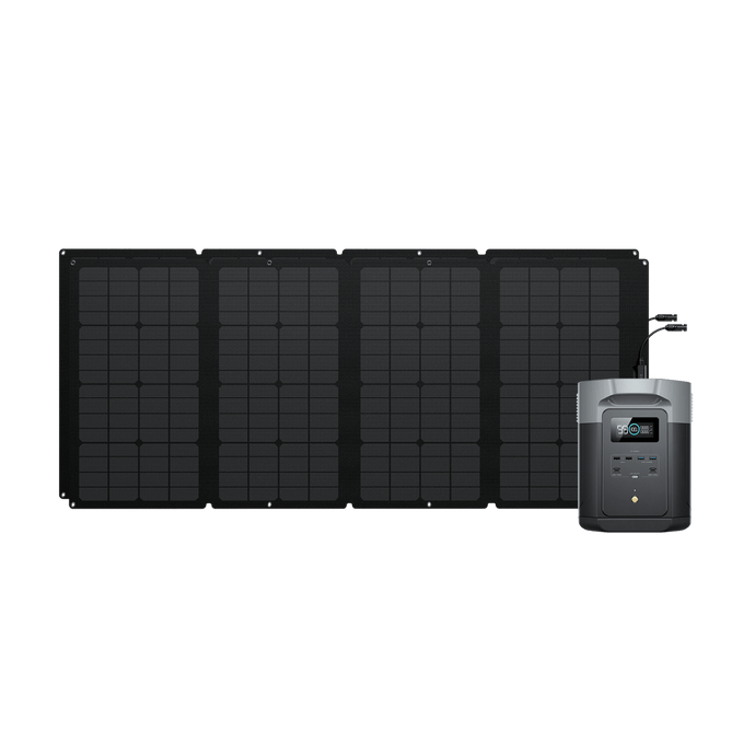 EcoFlow US EcoFlow DELTA 2 Max + 160W Portable Solar Panel
