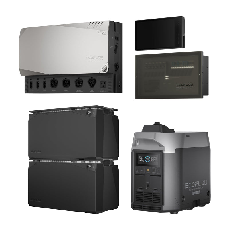 Load image into Gallery viewer, EcoFlow US EcoFlow Power Kits(Independence Kit) + Smart Generator (Dual Fuel)
